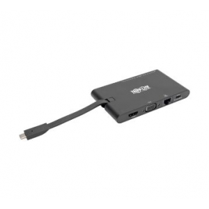 Tripp Lite U442-DOCK3-B notebook dock/port replicator Wired USB 3.2 Gen 2 (3.1 Gen 2) Type-C Black
